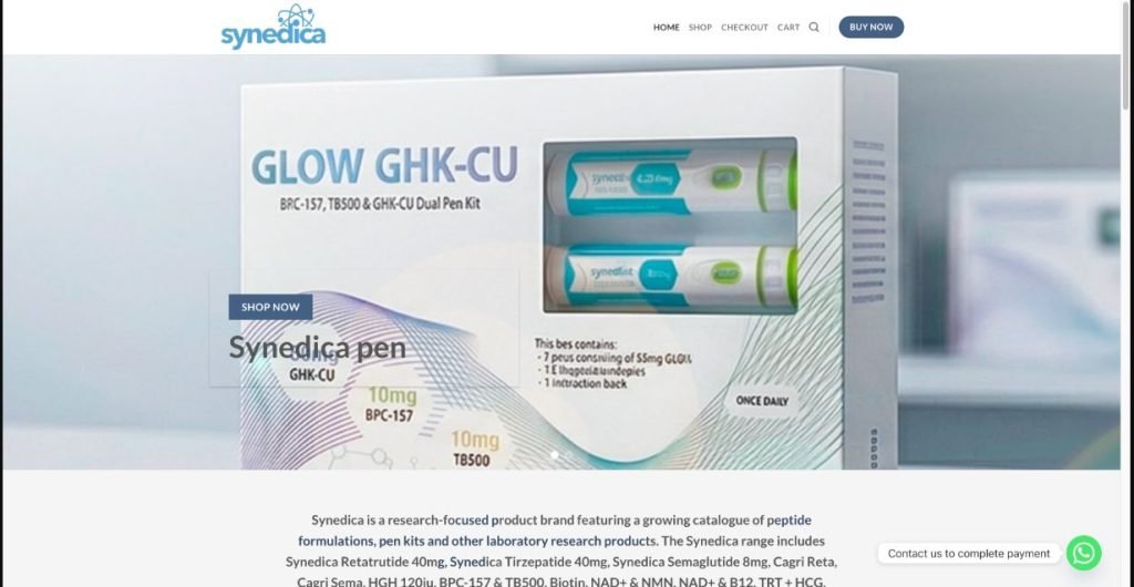 Imitation store with Glow GHK-CU packaging